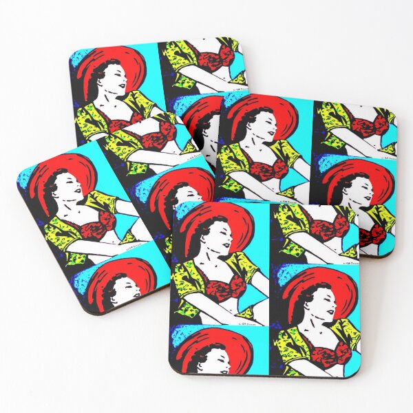 Item preview, Hilde woman girl Miss Wonder sun hat beach deckchair gift designed and sold by G-M-Designs.