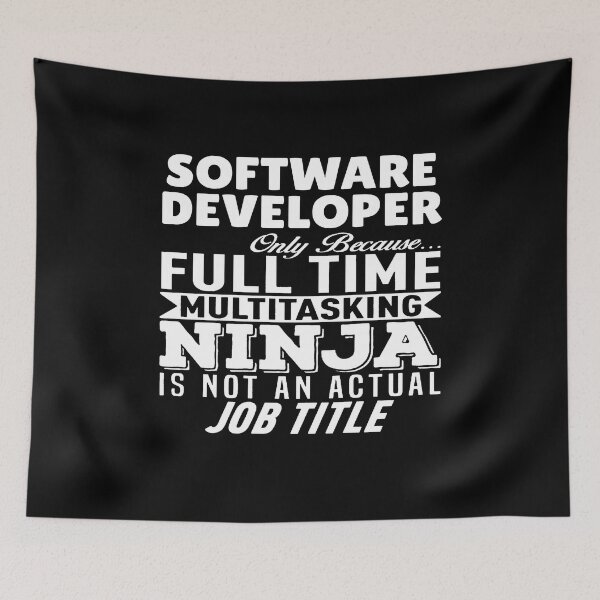 Item preview, Software Developer Multitasking Ninja designed and sold by clickmostro.