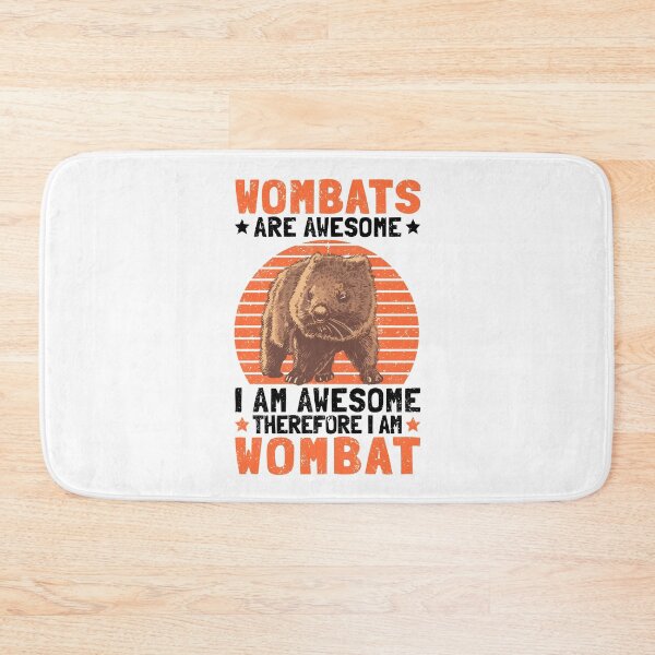 Item preview, Wombat is fantastic marsupial Australia trip designed and sold by madgrfx.