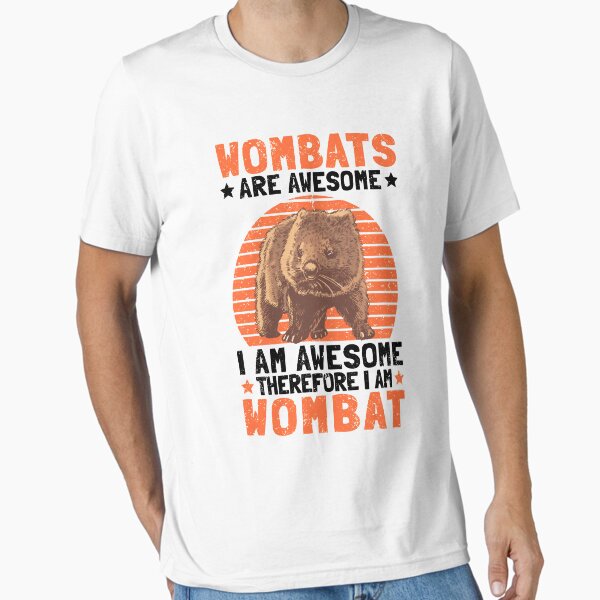 Vista previa del artículo con la obra «Wombat es un fantástico viaje marsupial por Australia», diseñado y vendido por madgrfx.