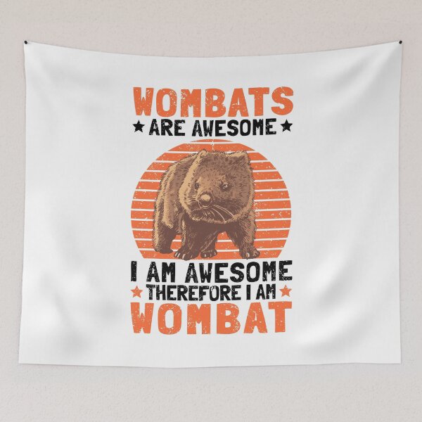Item preview, Wombat is fantastic marsupial Australia trip designed and sold by madgrfx.