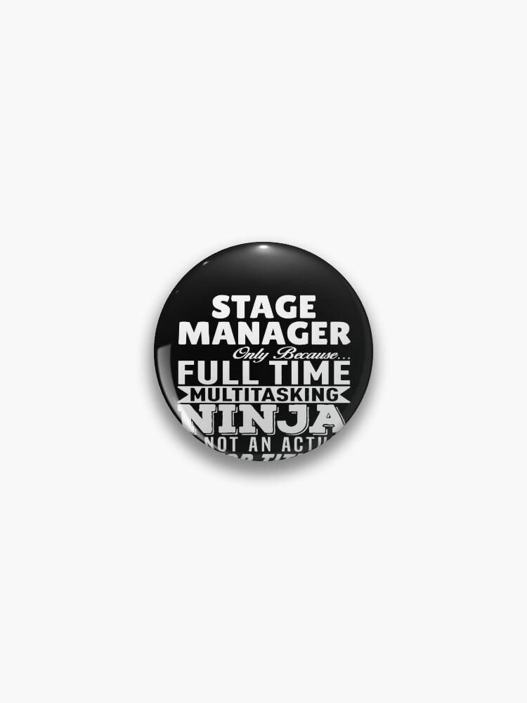 Thumbnail 1 von 3, Button, Stage Manager Multitasking Ninja designt und verkauft von clickmostro.