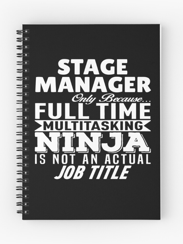 Thumbnail 1 of 3, Journal, Stage Manager Multitasking Ninja designed and sold by clickmostro.