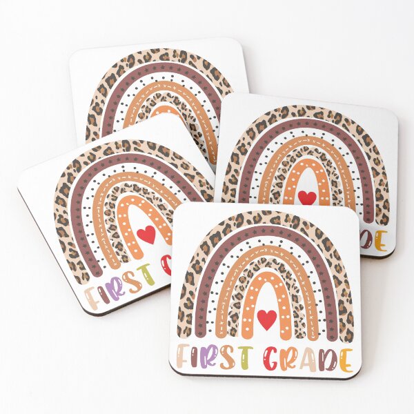 Item preview, Leopard Rainbow First Grade Teacher First Day Of School designed and sold by Tatus Brinal.