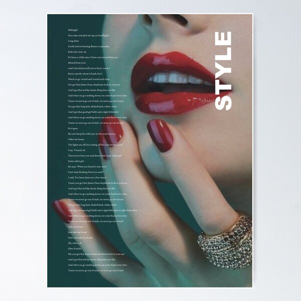 Item preview, Style Taylor Swift Poster designed and sold by Maddie Guyton.