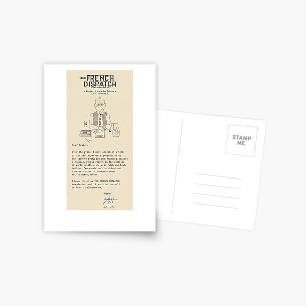 Item preview, The French Dispatch newsletter designed and sold by abbeysworld28.