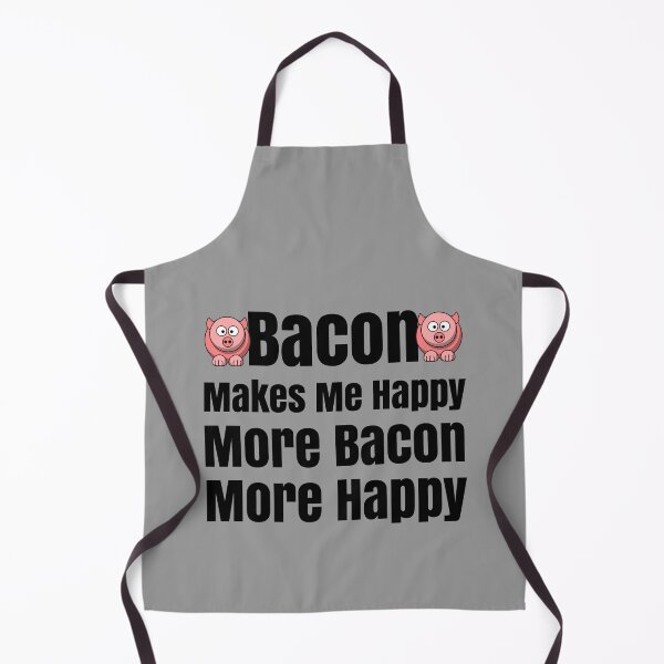 Item preview, Funny Bacon Makes Me Happy, More Bacon, More Happy Little Pigs designed and sold by CharJens.