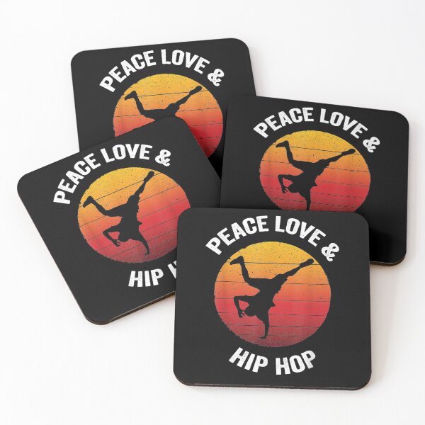 Item preview, Peace Love Hip Hop Vintage Old School 90s Rap Music designed and sold by patsa4.