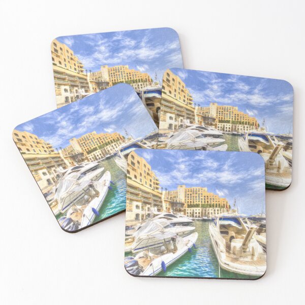 Item preview, Malta Marina Art designed and sold by Londonimages.
