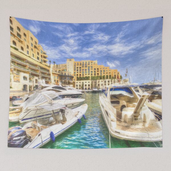 Item preview, Malta Marina Art designed and sold by Londonimages.