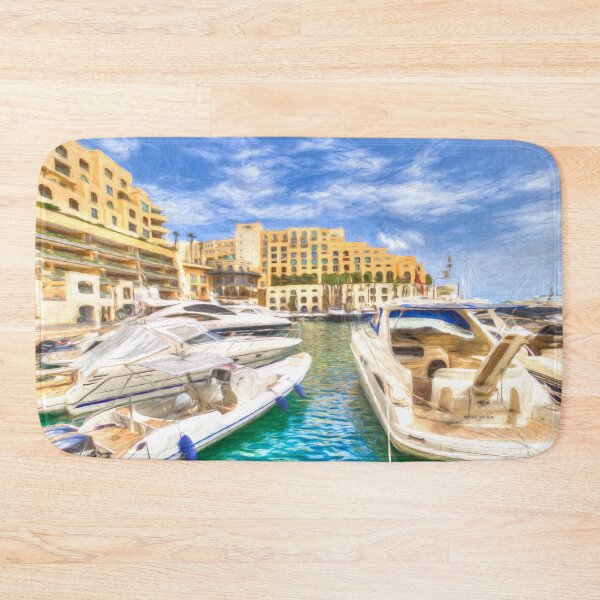 Item preview, Malta Marina Art designed and sold by Londonimages.
