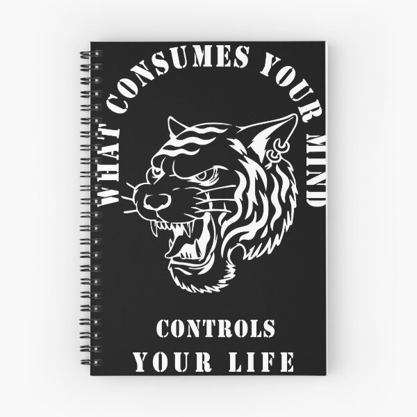 Item preview, What Consumes Your Mind Controls Your Life designed and sold by -DEEWOLF-.