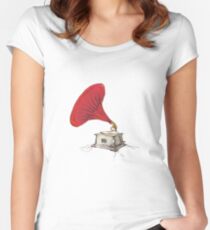 Phonograph Women's Fitted Scoop T-Shirt