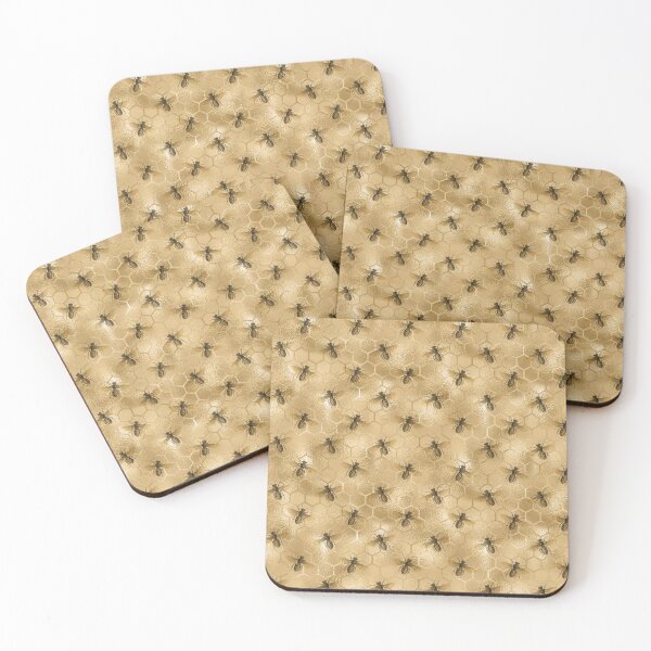 Item preview, Ditsy Bees and Honeycomb designed and sold by Dreamflight.