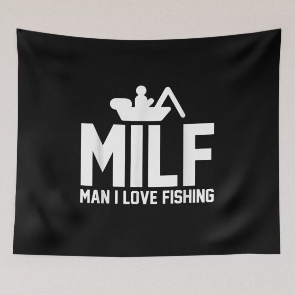 Item preview, Fathers Day Milf Man I Love Fishing designed and sold by nancyholly.