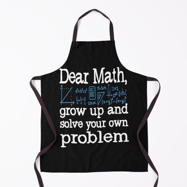 Item preview, Dear math grow up and solve your own problem designed and sold by samah82.