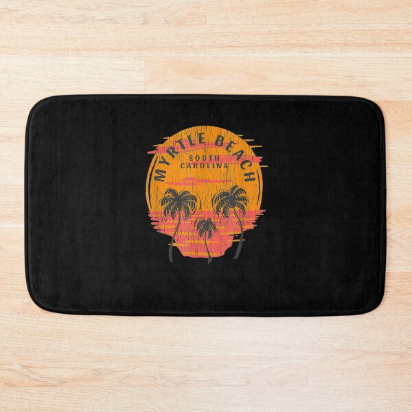 Item preview, Retro Myrtle Beach South Carolina Palm Trees Sunset Skull designed and sold by patsa4.