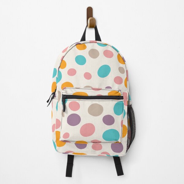 Item preview, Multi-color random dots on tan background 2 designed and sold by BLMcreations.