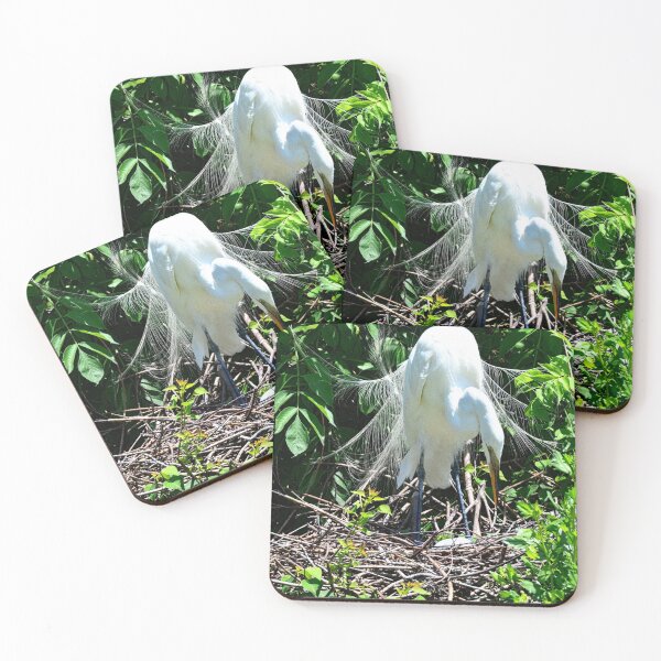 Item preview, A Great Egret Tending To Her Eggs designed and sold by LisaWootenPhoto.