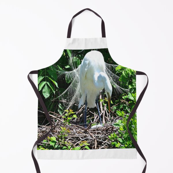 Item preview, A Great Egret Tending To Her Eggs designed and sold by LisaWootenPhoto.