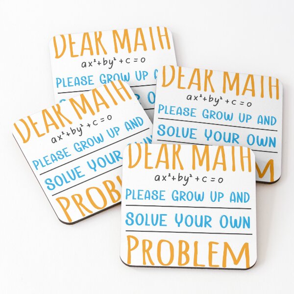 Item preview, Dear Math Grow Up And Solve Your Own Problem designed and sold by HappyTeesCie Shop.