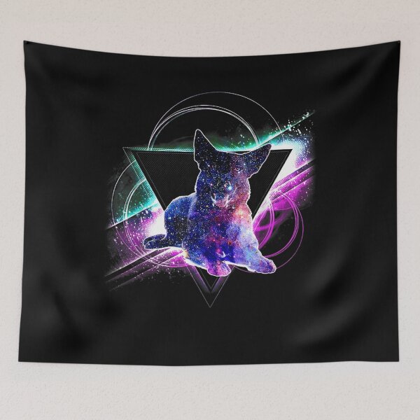 Item preview, Galaxy Dutch Shepherd designed and sold by nancyholly.