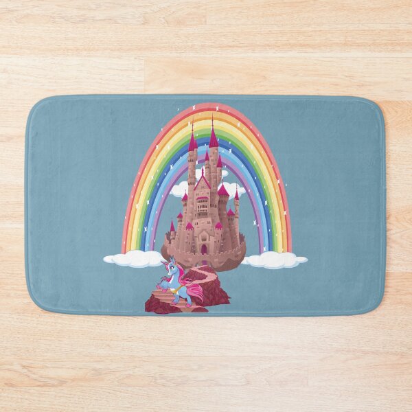 Item preview, Pink Fairy unicorn Palace Castle t-shirt designed and sold by AmjadDesigns.