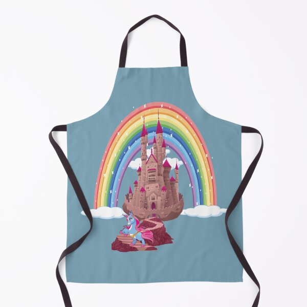 Item preview, Pink Fairy unicorn Palace Castle t-shirt designed and sold by AmjadDesigns.