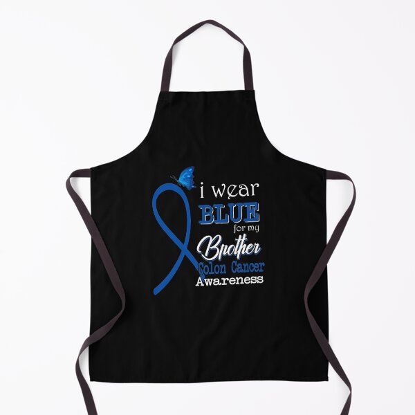 Item preview, Ribbon I Wear Blue For Brother Colon Cancer Awareness designed and sold by MargaretHagon.