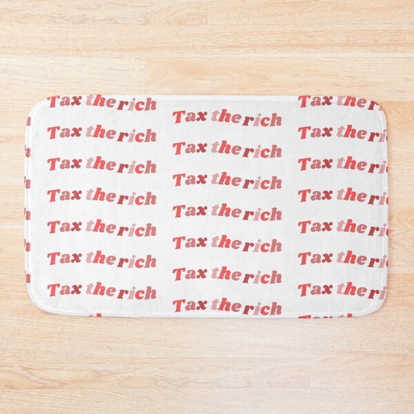 Item preview, Tax the rich colorful chunky 70's style text | anarchy gothic alternative emo democratic leftist style type design typographic designed and sold by gothicmom.