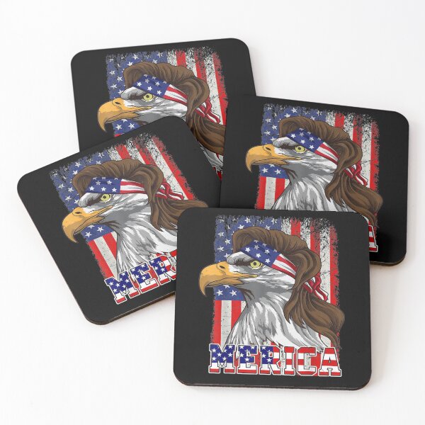 Item preview, 4th Of July Patriotic Eagle Mulle American Flag Usa designed and sold by patsa4.