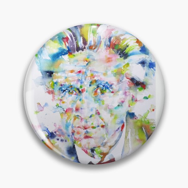 Item preview, EMIL CIORAN - watercolor portrait designed and sold by lautir.
