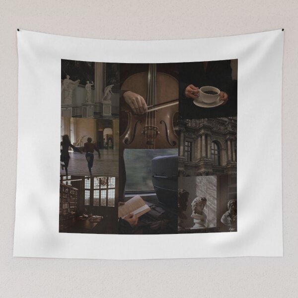 Item preview, dark academia aesthetic collage designed and sold by HanneBradley.