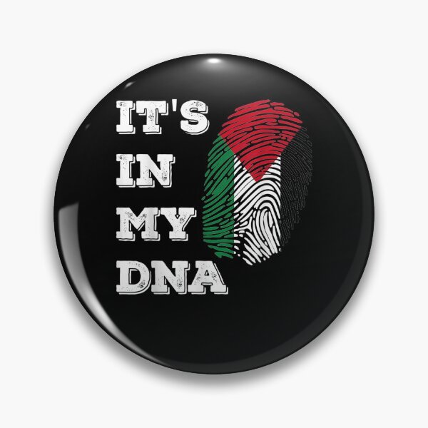 Item preview, It's In My Dna Palestine Flag Fingerprint Arabic American designed and sold by patsa4.