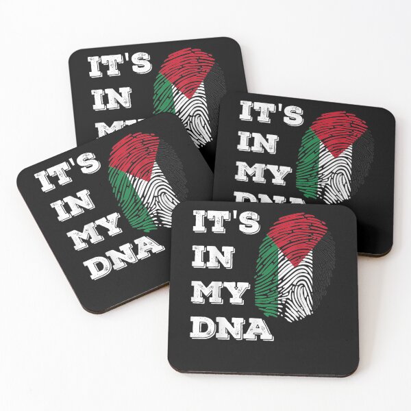 Item preview, It's In My Dna Palestine Flag Fingerprint Arabic American designed and sold by patsa4.