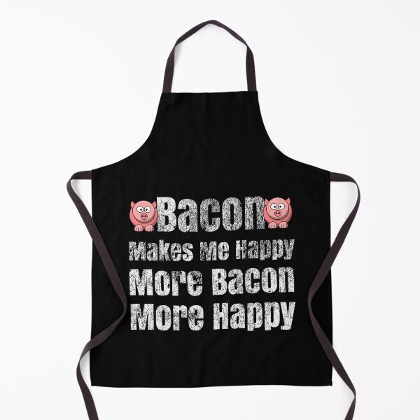 Item preview, Funny Bacon Makes Me Happy, More Bacon, More Happy Little Pigs designed and sold by CharJens.