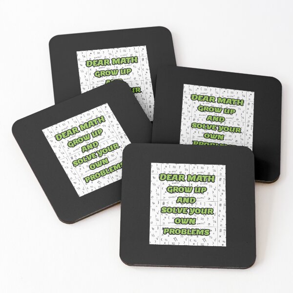 Item preview, Dear Math Grow up and solve your own problems! designed and sold by KAYS34.