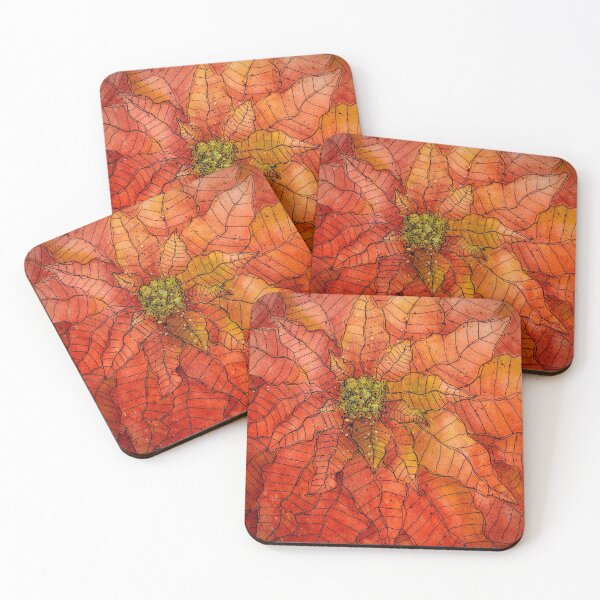 Item preview, Poinsettia close up designed and sold by LadenaRae.