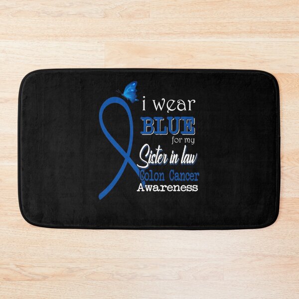 Item preview, Ribbon I Wear Blue For Sister In Law Colon Cancer Awareness designed and sold by MargaretHagon.