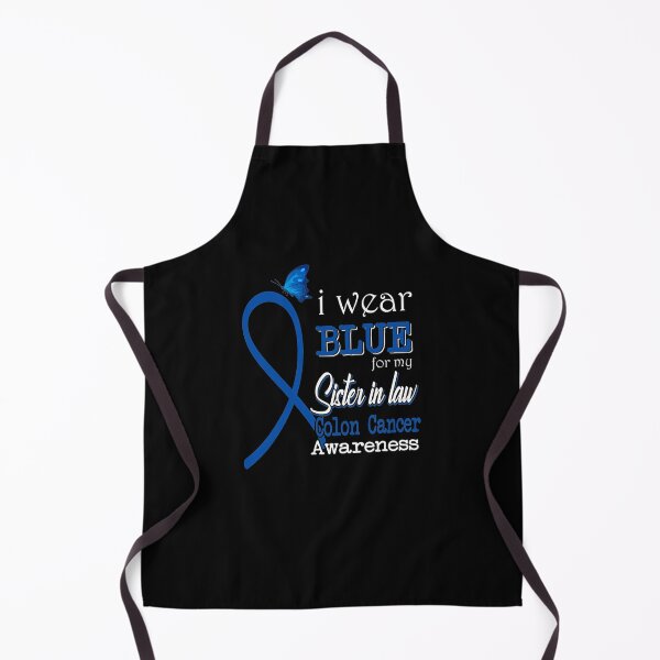 Item preview, Ribbon I Wear Blue For Sister In Law Colon Cancer Awareness designed and sold by MargaretHagon.
