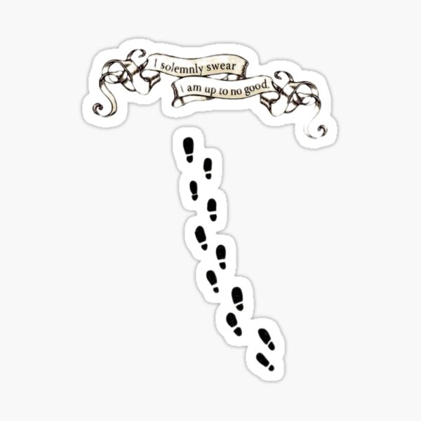 HARRY POTTER KARTE Sticker