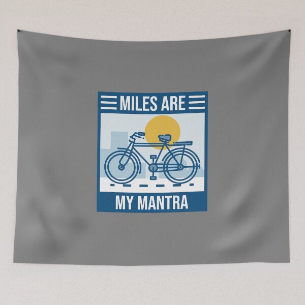 Item preview, Miles Are My Mantra designed and sold by RiseandShineTee.