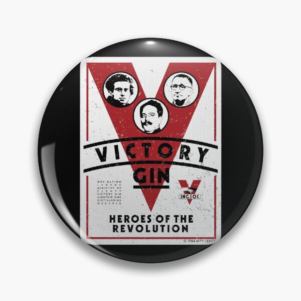 Item preview, INGSOC Victory Gin designed and sold by KTmS.