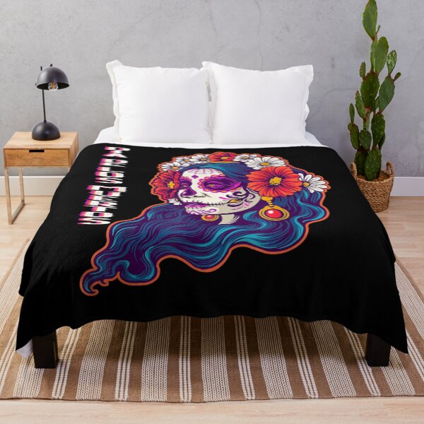 Item preview, Dia De Los Muertos Mexican Traditional Sugar Skull Skeleton designed and sold by nancyholly.