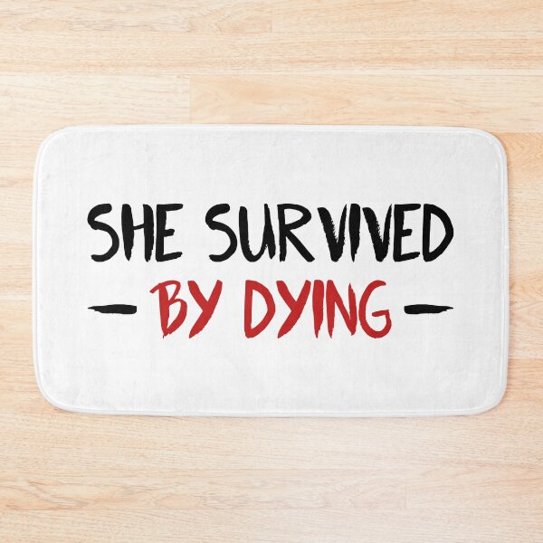 Item preview, Fear Street Quote - She Survived By Dying designed and sold by ClaudiaGrosso.