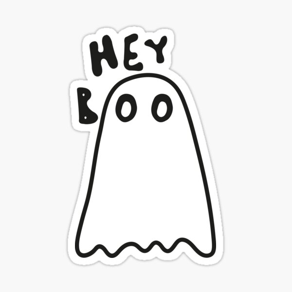 Item preview, Hey Boo - Ghost / Original Design designed and sold by marina ralston.