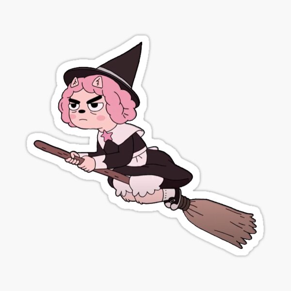 Fridge Magnet Jessica Rabbit Halloween Witch broom rider cartoon pin-up girl art 