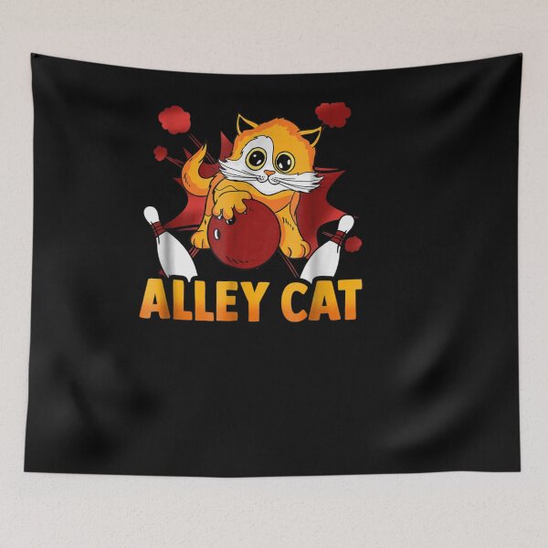 Artikelvorschau, Retro Bowling Team Alley Cat Graphic Bowl entworfen und verkauft von nancyholly.