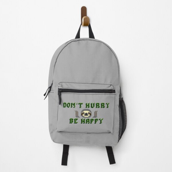 Item preview, Dont Hurry Be Happy Green- Slow Life Quote designed and sold by gambarin-art.