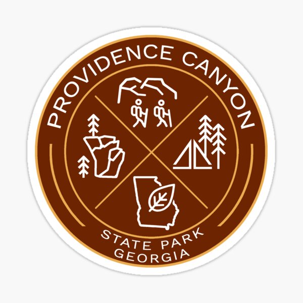 Item preview, Providence Canyon State Park Heraldic Logo designed and sold by VanyaKar.